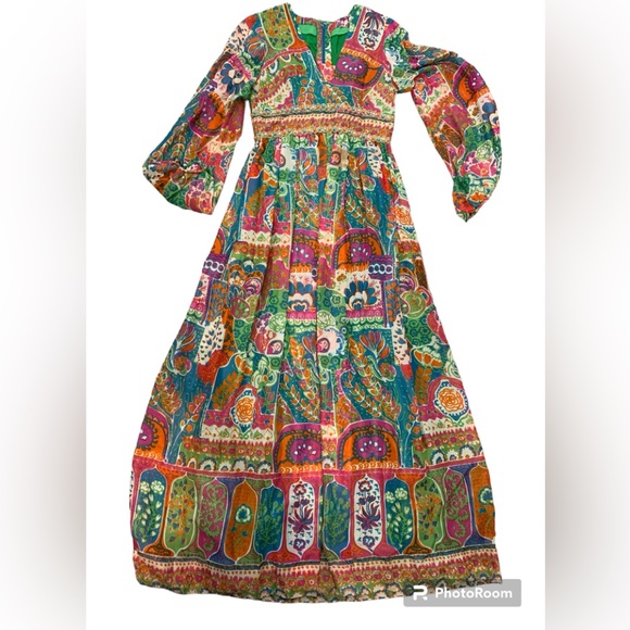 Jeannene Booer for Jeunnese  Vintage Maxi Dress.  Stunning VTG dress in EUC!! - Picture 11 of 11